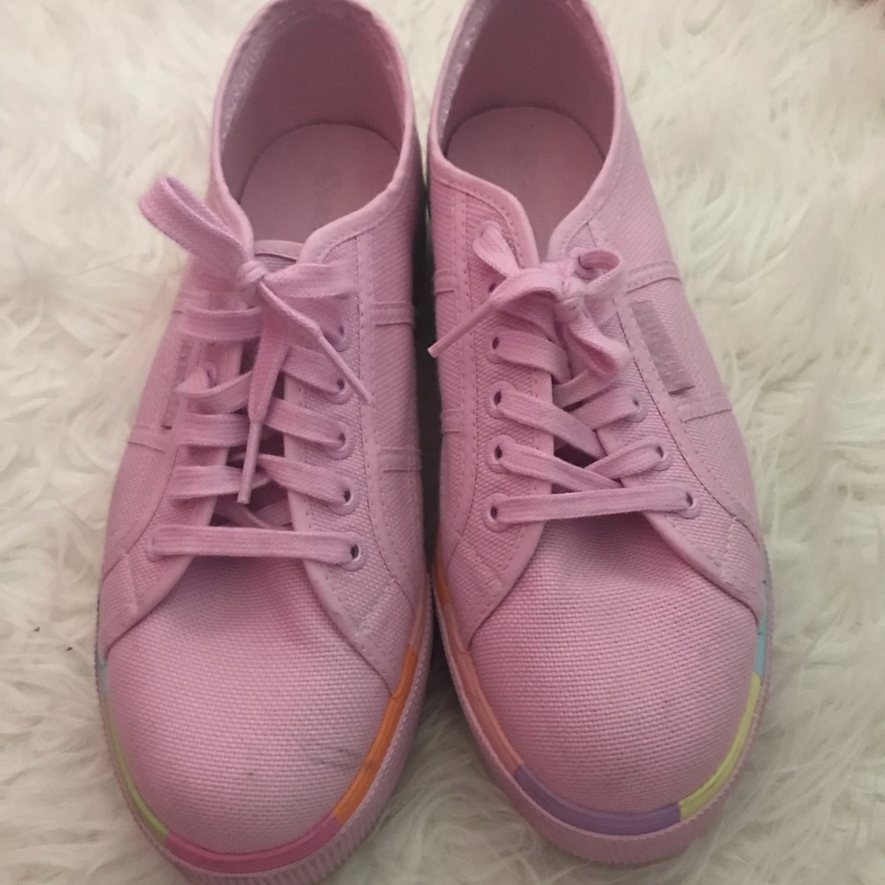 Superga rainbow sneaker size9